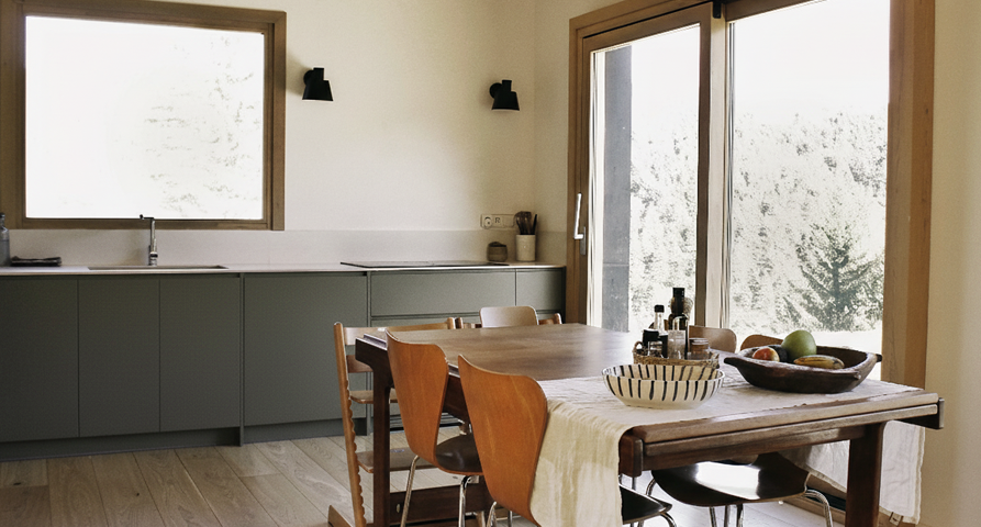 Kitchen of Casa Fusta Viva